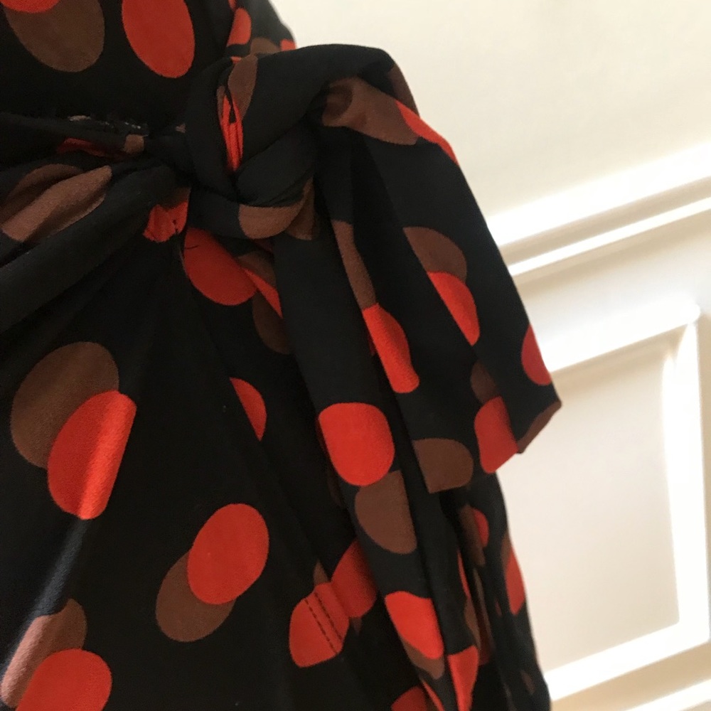 POLKA DOT WRAP DRESS - Picture 4 of 6